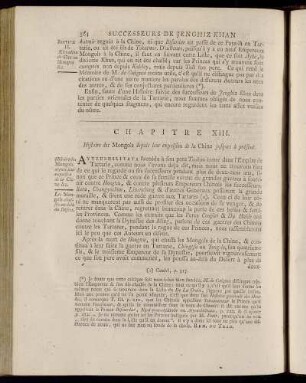 Chapitre XIII. Histoire des Mongols depuis leur expulsion de la Chine jusques à présent.