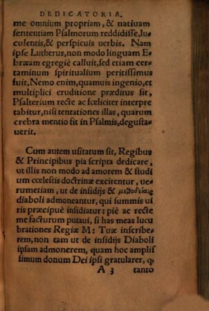 Brevis Enarratio Aliqvot Psalmorvm : Libellvs De Modo Concionandi, pro studiosis Theologiae