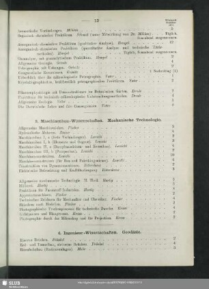 3. Maschinenbau-Wissenschaften. Mechanische Technologie