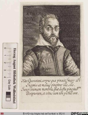 Bildnis Joseph, Du Chesne (Duchesne, lat. Quercetanus), sieur de La Violette