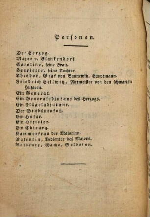 Der Tagsbefehl : Drama