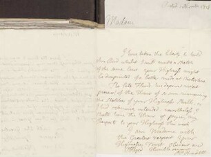 Peter Perez Burdett an Karoline Luise von Baden (Rastatt)