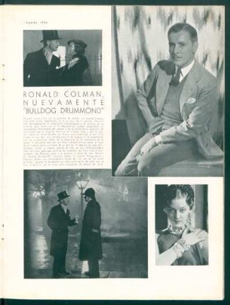 Ronald Colman, nuevamente "Bulldog Drummond"