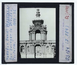Dresden, Zwinger,Dresden, Zwinger, Kronentor