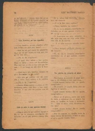 XXV - Ven, hombre, no nos engañes