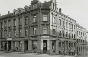 Roßwein, Döbelner Straße 61, Ecke Weststraße. Bäckerei und Konditorei Arno Werner