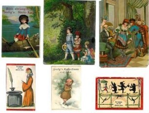 6 Sammelbilder der Emil Seelig AG (versch. Motive)