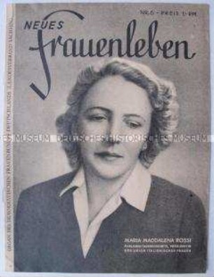 Illustrierte Monatszeitschrift der DFD "Neues Frauenleben" zur Exekutivtagung des IDFF in Rom