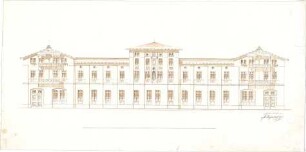 Reiffenstuel, Michael; Öffentliches Gebäude - Aufriss
