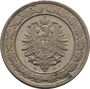 Münze, 20 Pfennig, 1887