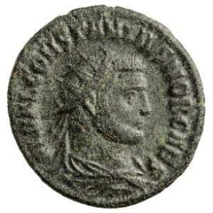 Münze, Follis (Follaro), 296 n. Chr.