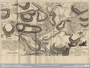 Plan De La Ville Et De La Forteresse De Dillenbourg
