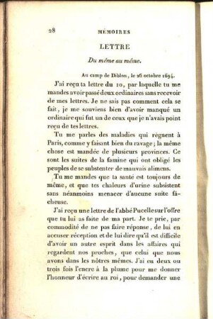 [Lettres] Lettre Du même au même. Lettre du même au même.