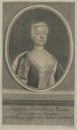 Bildnis der Sophia Dorothea Maria von Preußen, Markgräfin von Brandenburg-Schwedt