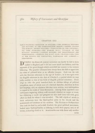 Chapter XXI. Early political caricature in England.