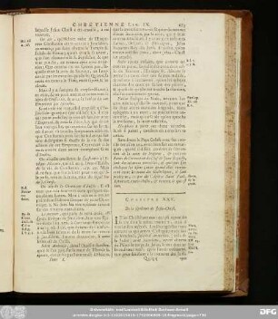 Chapitre XXV. De la sépulture de Jesus-Christ.