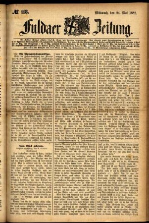 Ausgabe vom Mittwoch, den 24. Mai 1882.