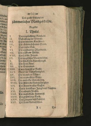 Der Erste Theil des Grossen Schauplatzes jämmerlicher Mordgeschichte.