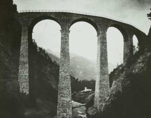 Schweiz, Graubünden, Landwasser, Viadukt