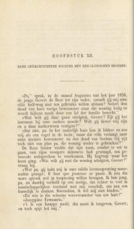 Hoofdstuk XII. Eene geemancipeerde dochter met een gluipschen broeder