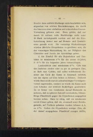 d) Zinsfuß