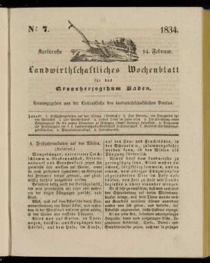 No 7. 14. Februar. 1834