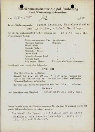 Siemes, Heinrich