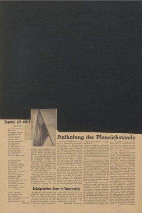 TRO-Betriebszeitung 'Der Transformator'; Nr. 19/1961 (Mai 1961)