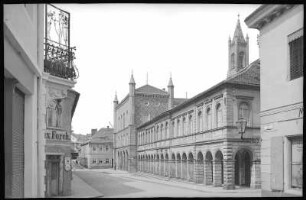 Kamenz. Kirchstraße mit Fleischbänken