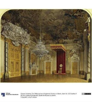 Der Rittersaal im Königlichen Schloss in Berlin