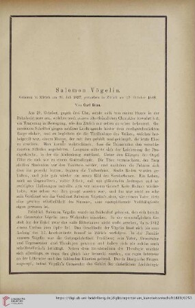 Salomon Vögelin