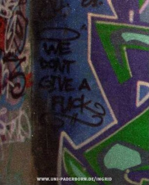 WE DONT GIVE A FUCK