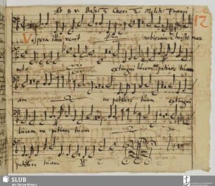 [Franck, Melchior:] Vespera iam venit