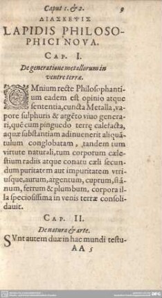 Lapidis Philosophici nova.