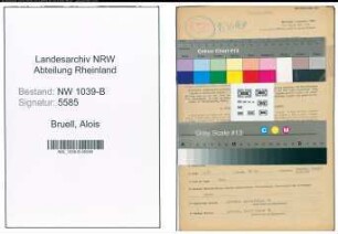 Entnazifizierung Alois Bruell , geb. 07.08.1891 (Beamter)