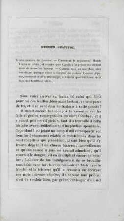 Dernier chapitre