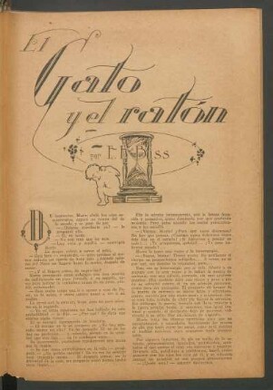 El gato y el ratón : Ilustró R. Camoens
