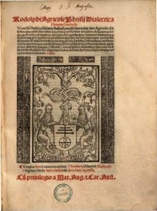 Rodolphi Agricole Phrisii Dialectica : [III libri]