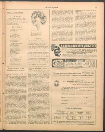 Raquel : Páginas olvidadas