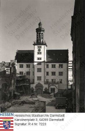 Darmstadt, Schloß / Renovierter Glockenbau