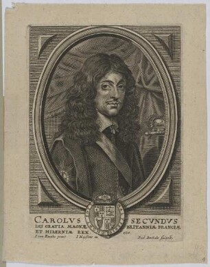 Bildnis des Carolvs Secvndvs, König II. von England