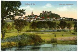 Stolpen. Blick auf Neustadt