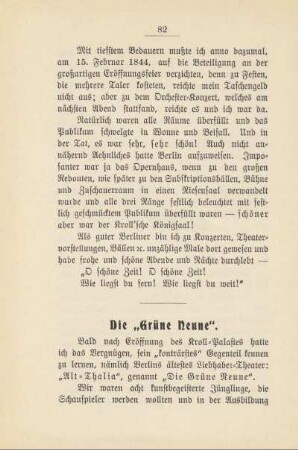 Die "Grüne Neune"