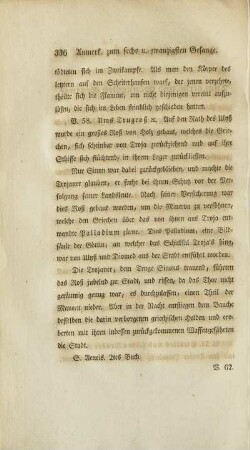 [Zum sechs und zwanzigsten Gesange] (unvollständig)