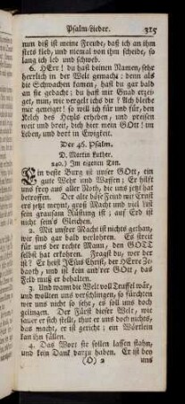 315-326, Ein veste Burg ist unser Gott...