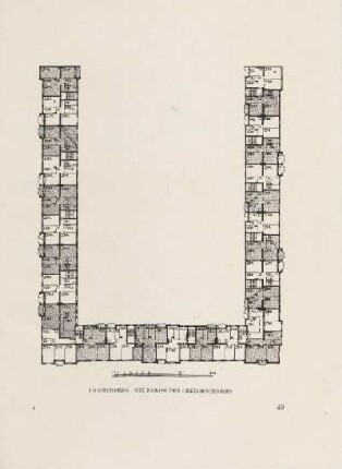 Grundriss: Lichtenberg. Grundriss des Obergeschosses