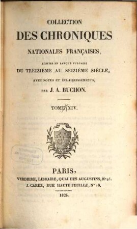 Chroniques de Froissart, 14