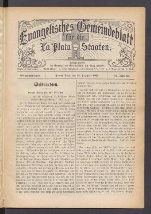 22. Dezember 1915