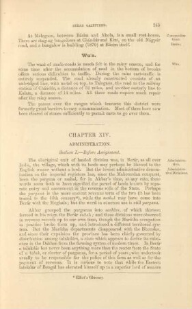 Chapter XIV. Administration