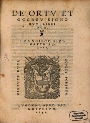 De ortu et occasu signorum libri II